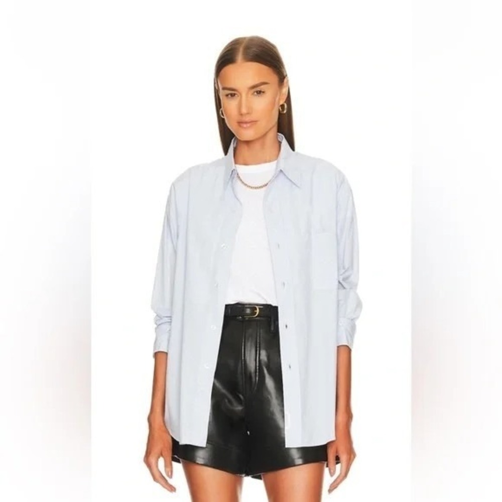 Citizens Of Humanity Kayla Light Blue Button-Down Shirt